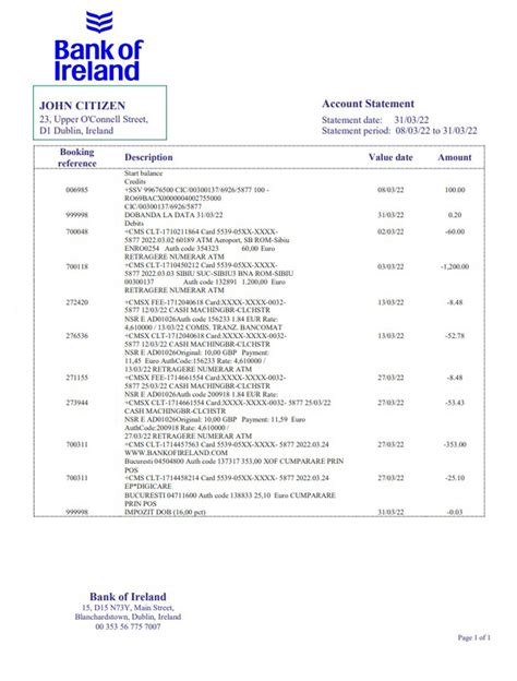 bank statement bank of ireland|bank of ireland download statement.